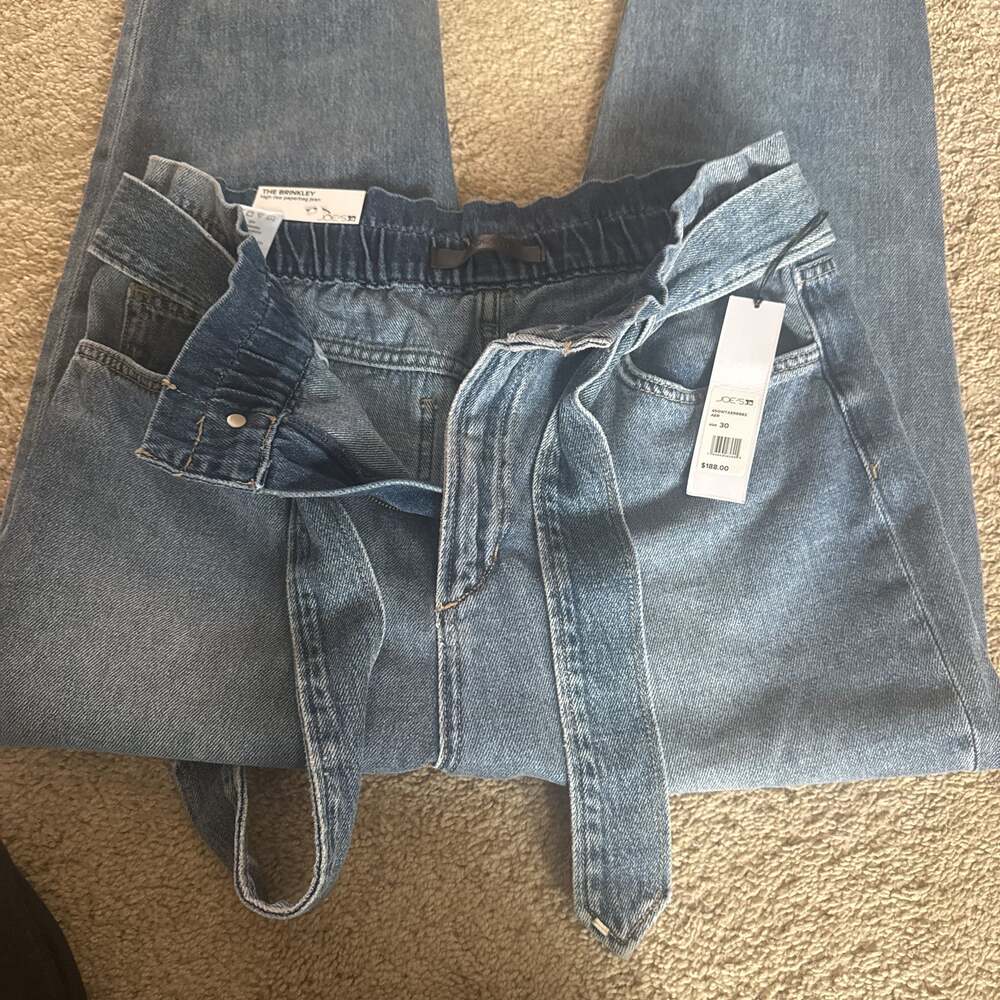 Joe's Jeans The Brinkley High-Rise Paperbag Jeans